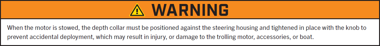 Warning-when