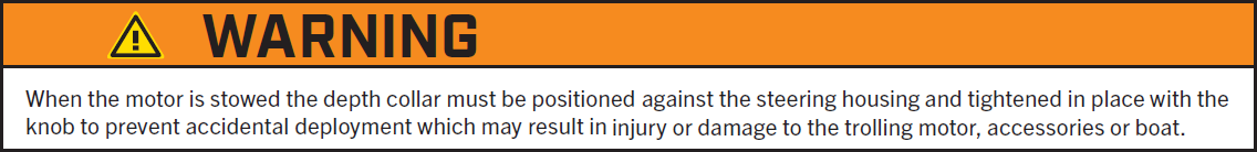 Warning-when